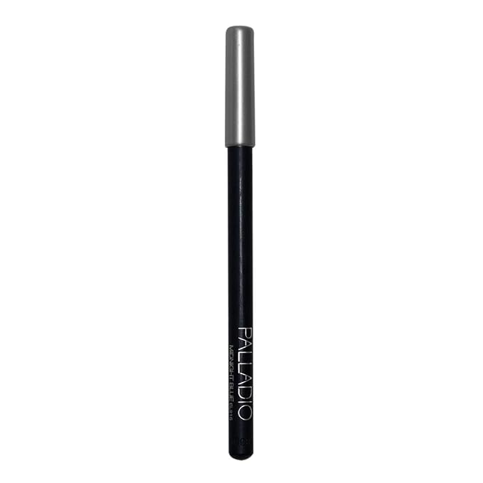 Palladio Wooden Eyeliner Pencil, Thin Pencil Shape, Easy Application, Firm yet Smooth Formula, Perfectly Outlined Eyes, Contour and Line, Long Lasting, Rich Pigment, Midnight Blue