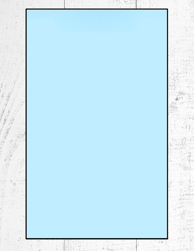 Limited Papers (TM) Colored Copy and Printing Paper, 8.5"x14" Legal Size, 24 Pound, 500 Sheets Per Ream. (2500, Blue)