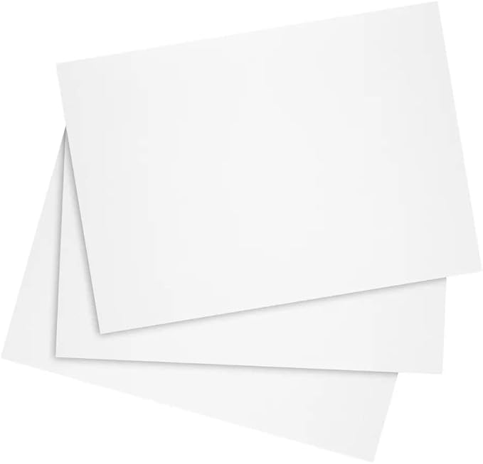 Reskid 100 Pack of 11x14 Poster Board - 110LB Premium Smooth White Cardstock - Thick, Durable & Smooth Finish - 300gsm (11x14, Inches)