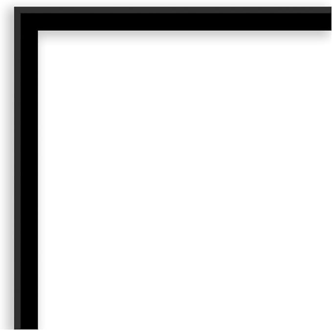 Amanti Art Black Framed Magnetic Board 21x49 Oversize Vision Board for use with Magnets, 100% Metal Sheet to Display Items as Office Decor or for Home Organization in mudroom, Kitchen or Kids Room