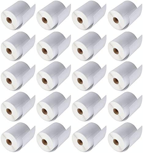 MFLABEL 4x6 Thermal Shipping Labels - 100 Rolls of 250, Perforated & Smudge-Proof Direct Thermal Labels Compatible with Rollo, Zebra, for Amazon UPS FedEx Shopify