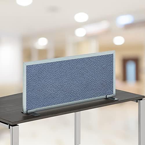 OBEX Acoustical Free Standing Privacy Screen, Cubicle Accessories Desk Privacy Panel, Desk Dividers for Office, Office Furniture Partitions Portable Sound Proof Dividers, 24" x 60", Twilight