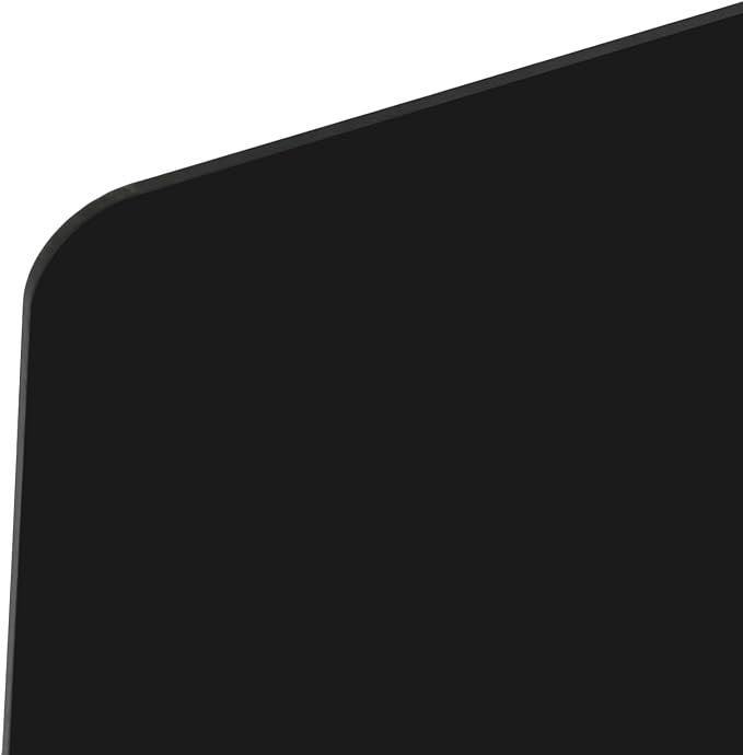 4PCS Desk Dividers Office Partitions,Privacy Desk Panel Protective, Frosted Acrylic with Clamps Classroom Privacy Shield for Offices Schools Call Centers 23.62x15.75in (Black)