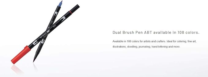 Tombow ABT N55 Dual Brush Pen - Cool Grey 7