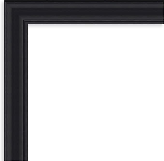 Amanti Art Black Framed Magnetic Board 44x52 Oversize Vision Board for use with Magnets, 100% Metal Sheet to Display Items as Office Decor or for Home Organization in mudroom, Kitchen or Kids Room