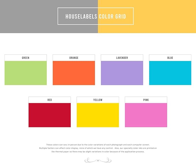 HOUSELABELS 2.25" x 1.25" Pink Address Labels on 1" Core Compatible with Zebra and Rollo Printers, 10 Rolls / 1,000 Labels per Roll