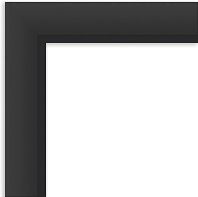 Amanti Art Black Framed Magnetic Board 23x29 Medium Vision Board for use with Magnets, 100% Metal Sheet to Display Items as Office Decor or for Home Organization in mudroom, Kitchen or Kids Room