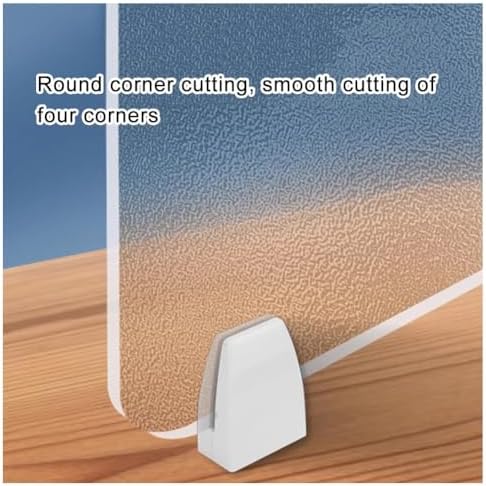 Acrylic Frosted Privacy Screen, Portable Desk Divider Panel for Workstations, Visual Distraction Barrier for Offices & Schools, Clear-B, 100x30cm/39.4x11.8in