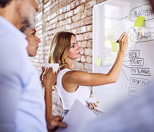 72 x 48 Inch Magnetic Dry Erase Whiteboard (6 x 4 Ft) - Large Commercial Grade Presentation Board for University Classroom Teaching, Office Corporate Strategy & Warehouse Planning
