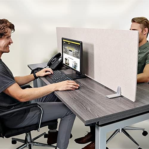 OBEX Free Standing Desk PET Privacy Screen