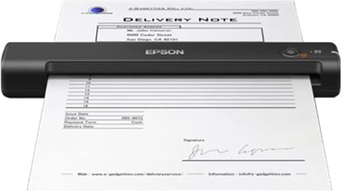 Epson WorkForce ES-50 Portable Sheet-Fed Document Scanner for PC and Mac