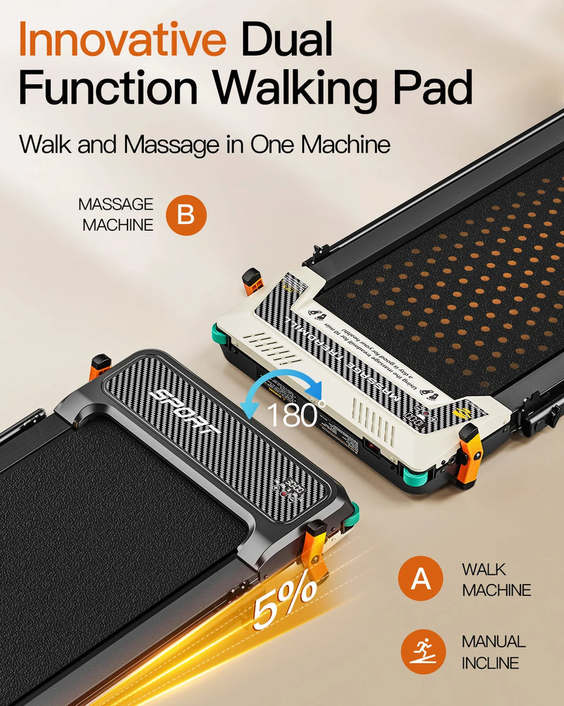 Akluer 520A-B Double Side Used  Massage Walking Pad Treadmill