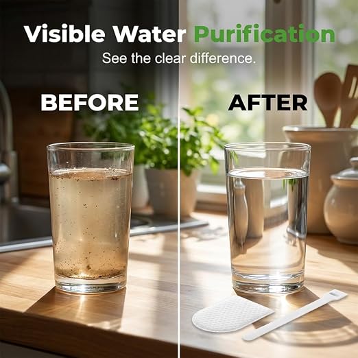 Faucet Filter Cotton Bags (100pcs) | Universal Tap Compatible Filter Bags, Splash-Proof Water Filtration Design, Tool-Free One-Step Installation