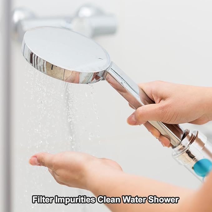 uxcell 12 Pcs Shower Head Filter 3.1 Inch PP Cotton Filter Cartridge Replacement High-Pressure Handheld Fan Shower Jet Sets