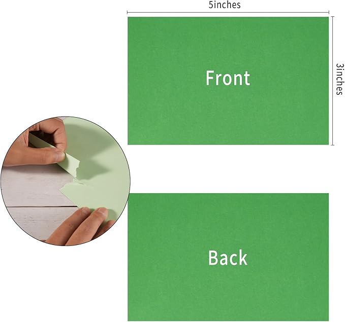 50 Sheets Blank Cardstock Paper 250 GSM Thick Heavy Cards Stock for DIY Art Projects, Card Making, Postcards, Greeting Cards, Birthday Party, Wedding Invitation (Multicolor, 3x5 inches)