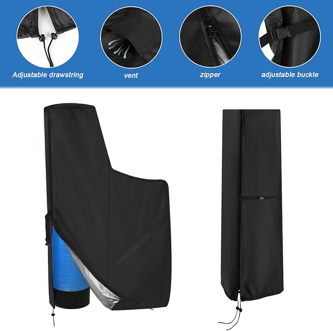 Kasla Water Softener Cover, Four-Season Waterproof 43x30x16in