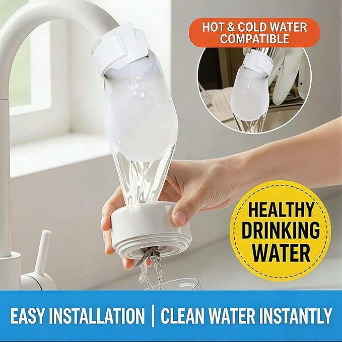 2026 New Faucet Filter Cotton Bag, 100Pcs Faucet Filter Bag for Filtering tap Water, Cotton Filter Bag for Faucet, Kitchen Sink