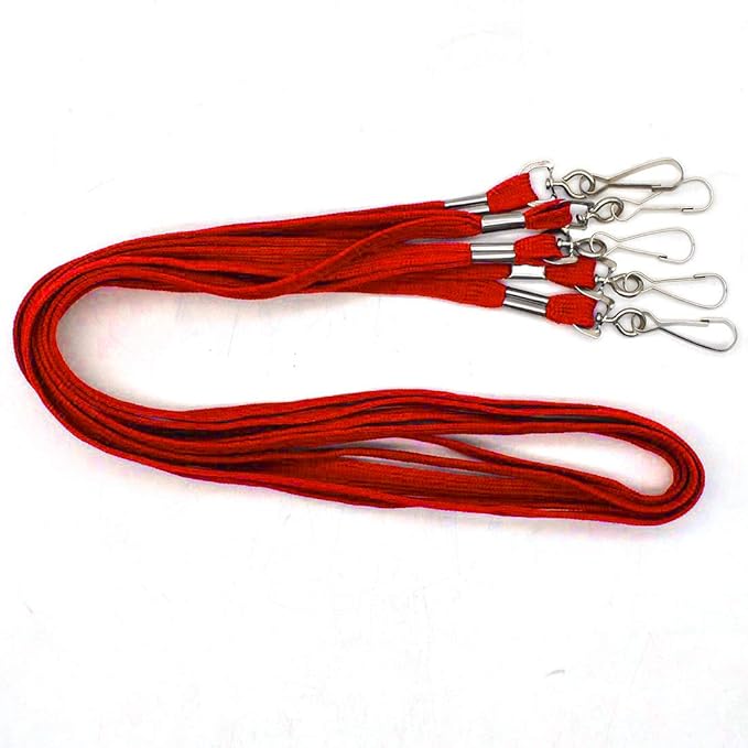 Bird Fiy Lanyard 100 Pack Bulk Badge Lanyards for ID Badges Neck Cruise Name Tag ID Holder