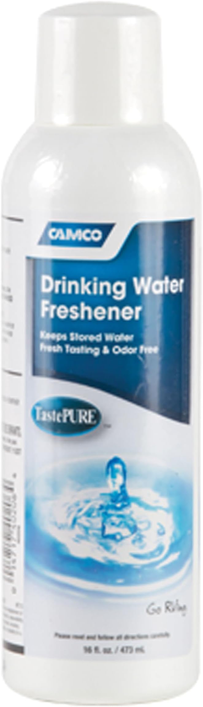 Camco TastePURE Drinking Water Freshener - Prevents Algae and Slime Build Up in Your Drinking Water Tank, Rids Odors and Bad Tastes 16 oz (40206)