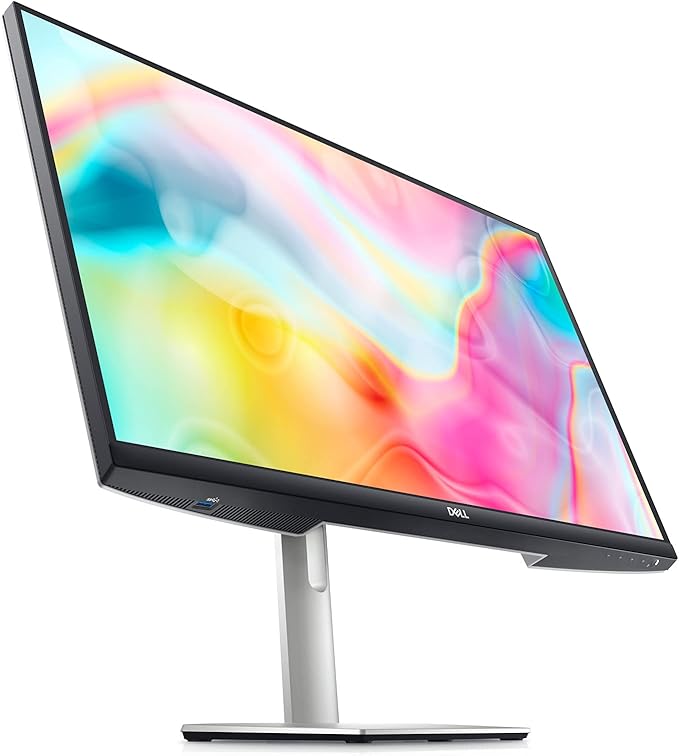 Dell S2722DC Monitor - 27-inch WQHD (2560x1440) 75Hz 4Ms Display, AMD FreeSync, Built in Speaker, USB Type-C Connectivity, Height/Pivot/Swivel/Tilt Adjust - Platinum Silver