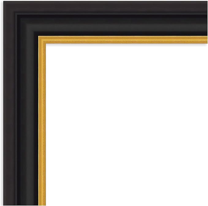 Amanti Art Black Framed Magnetic Board 30x30 Medium Vision Board for use with Magnets, 100% Metal Sheet to Display Items as Office Decor or for Home Organization in mudroom, Kitchen or Kids Room