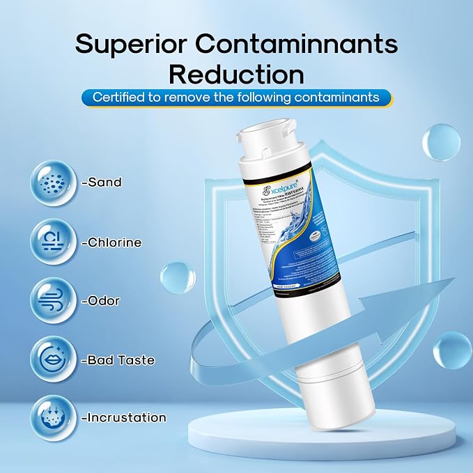 EPTWFU01 Water Filter Replacement, Compatible with Frigidaire EPTWFU01 EWF02 Pure Source Ultra II, PureSource Ultra 2, RWF5800A, SCWFTCTO, GP006, EPTWFUO1, MR022, JO22, BO022, TH-01, DE022, 1007 4PACK