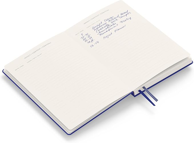 LEUCHTTURM1917 - Notebook Hardcover Medium A5-251 Numbered Pages for Writing and Journaling (Ink, Ruled)