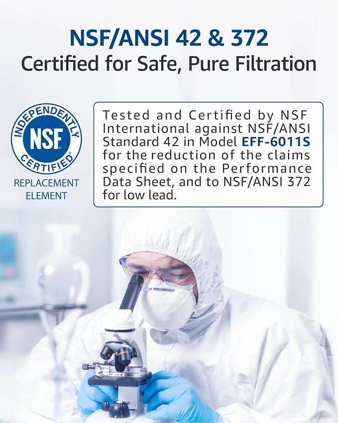 Waterspecialist WS611B Water Filter Replacement for Samsung® DA29-00003G | Replacement for DA29-00003B, Aqua-Pure Plus, RSG257AARS, RFG237AARS, HAFCU1, RS22HDHPNSR, WSS-1, Refrigerator Water Filter