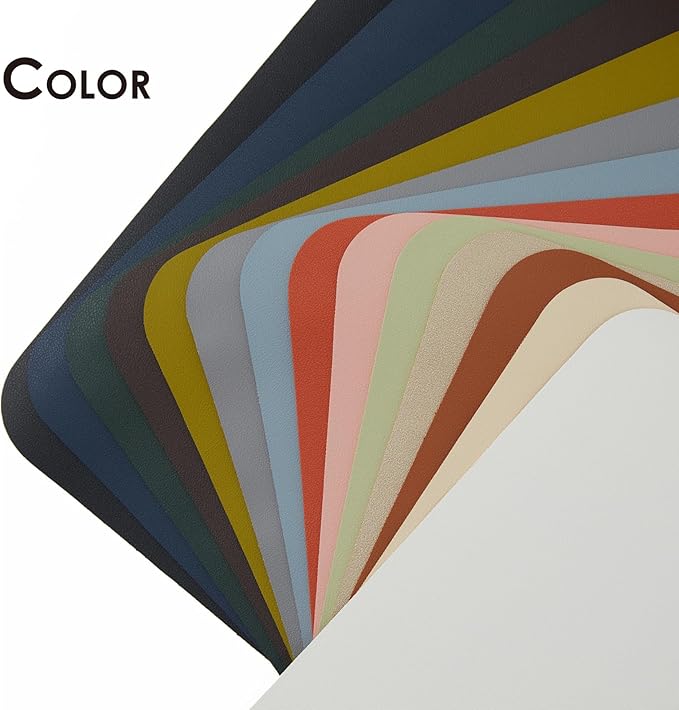 Leather Desk Mat - Small Non-Slip PU Desk Pad for Office and Home - Desk Organization and Accessories - Ideal for Large Mouse Pad and Small Desk Mats on Top of Desks (Beige,23.6"x 13.8")