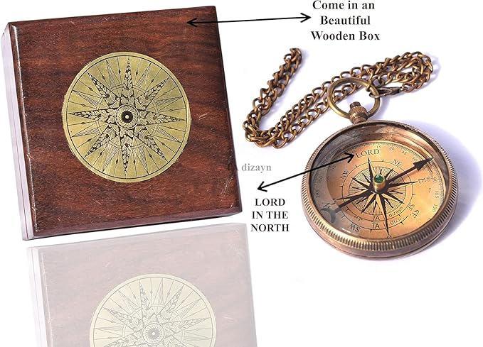 For I Know The Plans I Have For You, Jeremiah 29:11, Solid Brass Directional Engraved Compass, Baptism Gifts for Boys Girls, First Communion, Christian Gifts for Men, First Confirmation Gifts for Boys