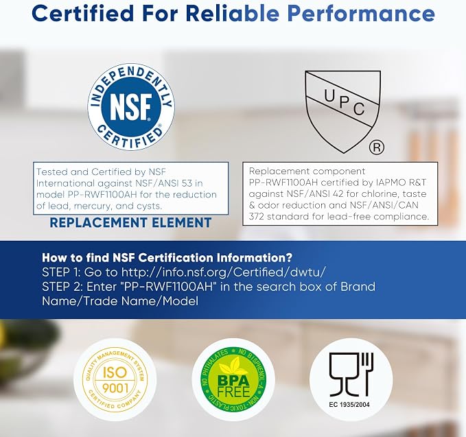 PUREPLUS DA29-00003G NSF 53&42 Certified Water Filter Replacement for Samsung DA29-00003B Aqua-Pure Plus DA29-00003A,DA20-00003G,HAFCU1,DA29-00003F,RFG297AARS,RFG237AARS,RSG257AARS Refrigerator, 3Pack