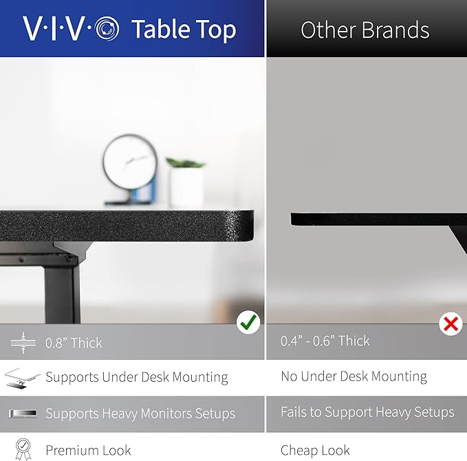 VIVO Electric Corner 84 x 63 inch L-Shaped Standing Desk, Memory Height Adjustment, Light Wood Top White Frame, DESK-E3CTWC-84