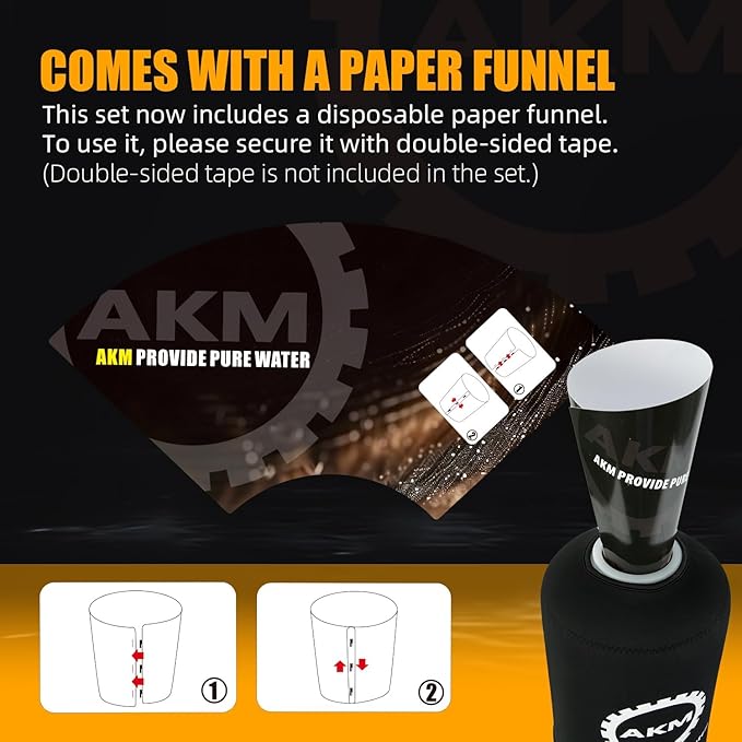 AKM Mixed Bed Deionized Di Resin Filter Fill, Use for Spotless Car Wash System Filter Change, 5 Liters