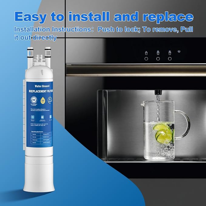 FPPWFU01 Water Filter Replacement Compatible with Frigidaire FPPWFU01, FPPWFU01, PureAdvantage, PWF-1 FPPWFU01 PurePour Water Filter, Remove Impurities from Water (3-PCS)