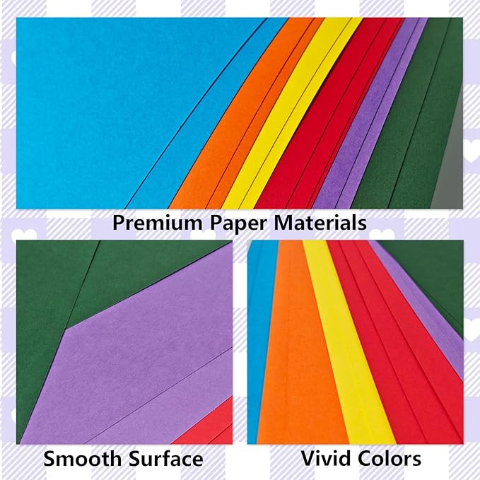 15 Sheets Green Cardstock 12"x12",250gsm/90lb Heavyweight Cardstock Paper,Thick and Smooth Card Stock Perfect for Card Making, Scrapbooking and Crafts