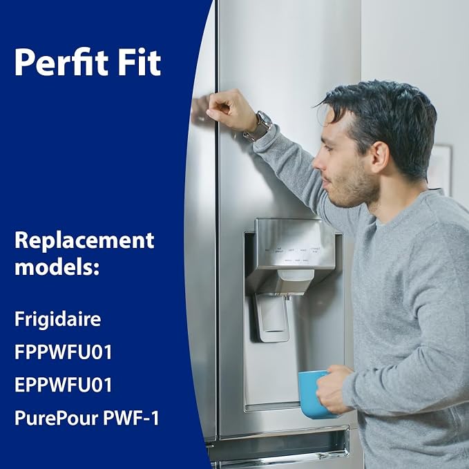 FPPWFU01 Water Filter Replacement for EPPWFU01, 1 Pack | Replacement for EPPWFU01 PureAdvantage PWF-1 PurePour PWF-1 FPPWFU01 (Packaging May Vary)