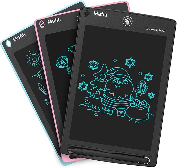 Mafiti 3 Pack LCD Writing Tablet 8.5 Inch Electronic Drawing Pads Doodle Board Travel Toys for Kids Portable Ewriter Gifts for Boys Girls 3 4 5 6 Year Old