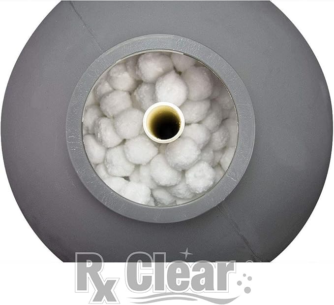 Rx Clear White Luster Filter Media for Swimming Pool Sand Filters | Alternative to Sand and Filter Glass | Specialty Technology Helps Keep Pools Clean | Lasts for Several Seasons | Individual Pack