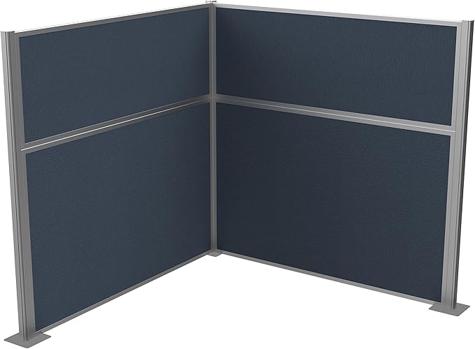 Versare Hush Panel Cubicle Kit | Workstation Partition Walls | Sound Dampening Cubicle Walls | Partitions for Desks