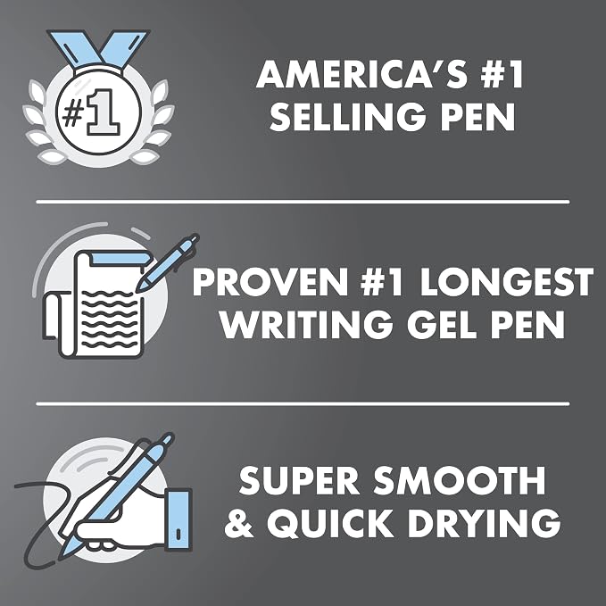 Pilot, G2 Edge Premium Gel Roller Pens, Fine Point 0.7 mm, Gel Pens Black Ink, Pack of 8 Count (Pack of 1) - Ideal for School, Journaling & Office Writing