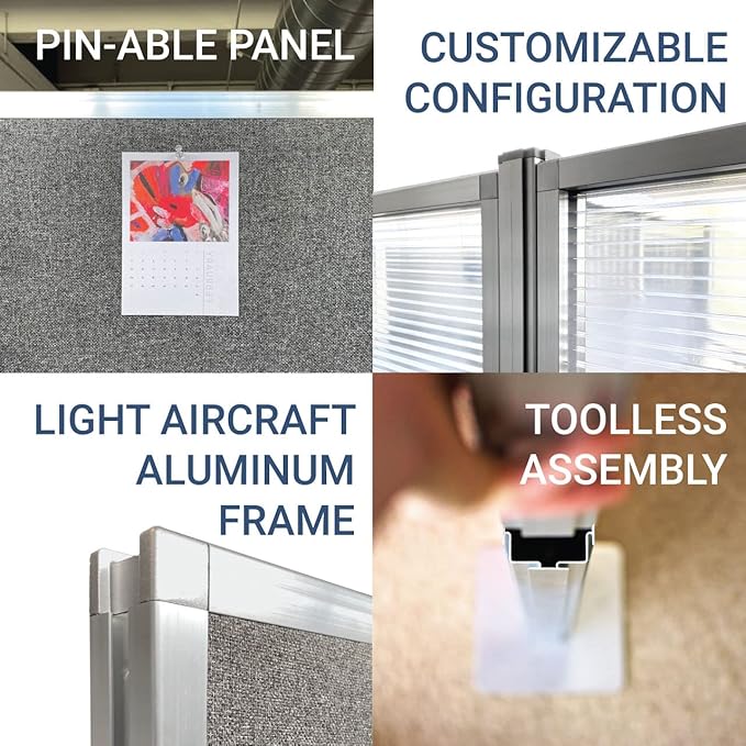 Versare Pre-Configured Hush Panel Electric Cubicle