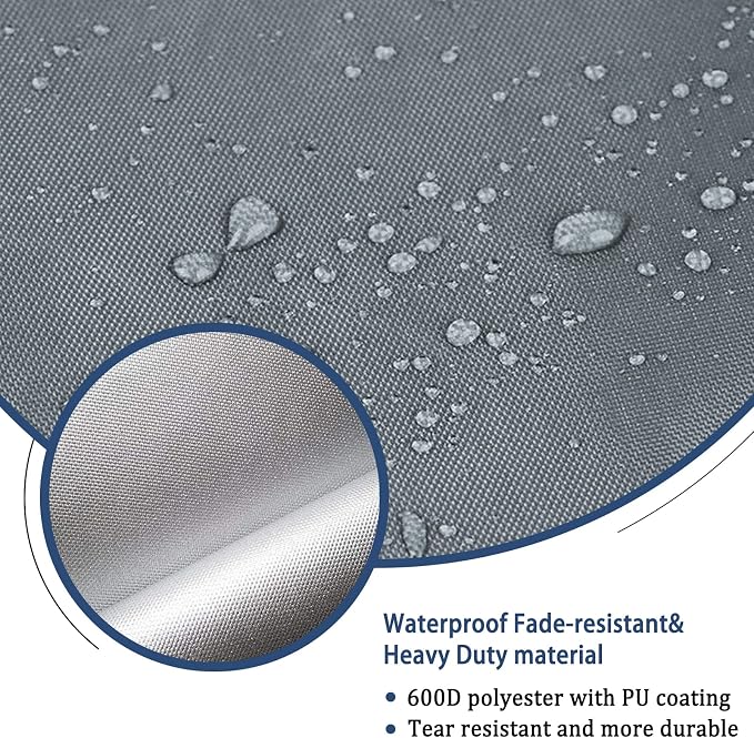 Outdoor Water Softener Cover, Heavy Duty Weather Resistant | 600D Oxford Fabric, Rear Pipe Opening, Dual Zipper Access, Secure Fit, Rain & Sun Protect, Whole House Water Softener Cover