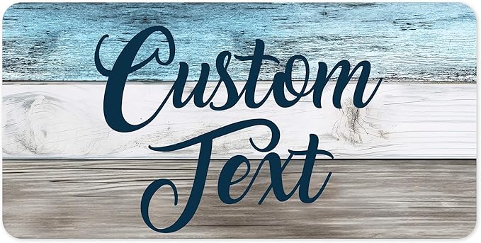Custom Sign, Custom Street Sign, 11 Font Colors, 13 Font Styles, 4 Hole Options, 22 Sizes, 9x18 Inches, Rust Free DiBound, Fade Resistant, Made in USA by My Sign Center (Coastal)