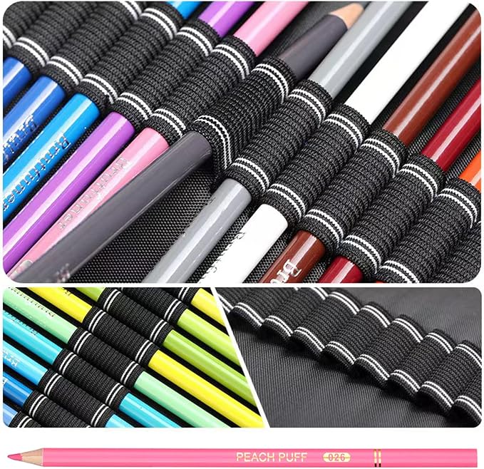 Neon Colored Pencils,Oil Based Wooden Fluorescent Pencil Set for Adults Coloring Books Drawing Sketching Art Supplies