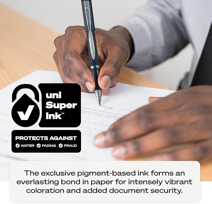 uniball Jetstream RT Ballpoint Pens, Fine Point (0.7mm), Black (Pack of 24)
