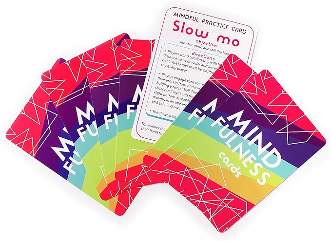 Mindfulness Cards - Conversation Cards for Kids and Therapy Games for Teens, Kids and Adults. Mindfulness Game for Better Communication and Social Skills - Great Teacher Gifts or Homeschool Essentials