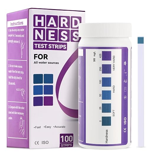 AAwipes Water Hardness Test Kit 0-425 ppm Hard Water Test Strips - Ultimate Test Kit for for Home, Drinking, Well, Spa, Swimming Pool, Softener (K07-100)