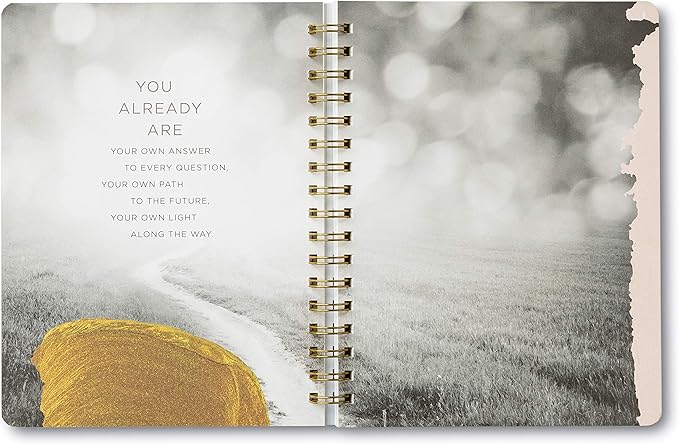 Compendium Spiral Notebook - You are here to do incredible things… — A Designer Spiral Notebook with 192 Lined Pages, College Ruled, 7.0”W x 9.25”H
