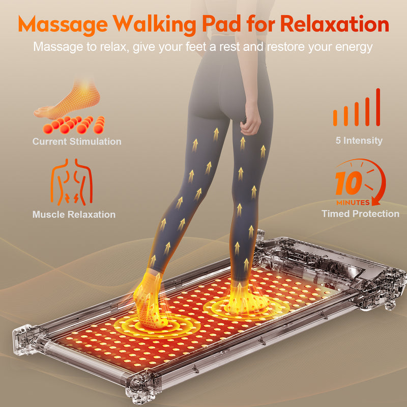 Akluer 520A-A Double Side Used  Massage Walking Pad Treadmill