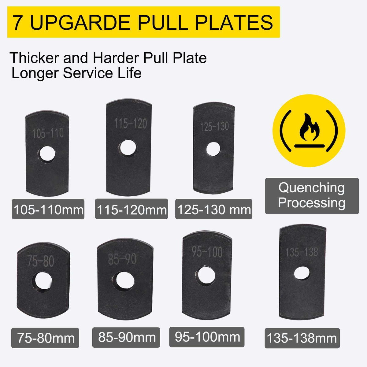Liner Puller Cylinder Liner Puller, Diesel Engines Liner Puller Tool, Both Dry-Type and Wet-Type Fit Diameter of 75 mm-138 mm, Universal Cylinder Liner Puller Tool Set for Auto Repair